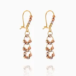 گوشواره طلا 18 عیار زنانه مدل آلبرنادو کد ER0272