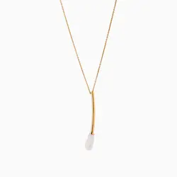 گردنبند طلا 18 عیار زنانه اسپرت مدل آویز صدف کد NL0186