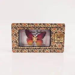 مدال طلای 18 عیار پروانه ای بنفش و زرد رنگ کد PD0409