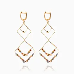 گوشواره طلا 18 عیار زنانه مدل آلبرنادو کد ER0266