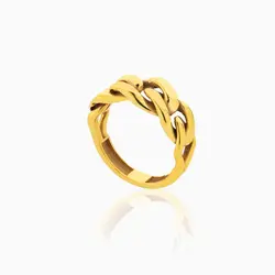 نیم ست طلا 18 عیار زنانه مدل کارتیر کد ST0076