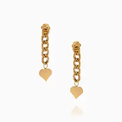 سرویس طلا 18 عیار زنانه مدل کارتیر پولکدار کد ST0226