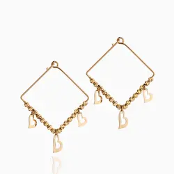 سرویس طلا 18 عیار زنانه زنجیری فیگارو مدل آلبرنادو آویز قلب کد ST0081