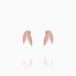 سرویس طلا 18 عیار زنانه زنجیری رولو مدل برگ کد ST0018