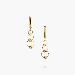 سرویس طلا 18 عیار زنانه زنجیری مدل آلبرنادو کد ST0092