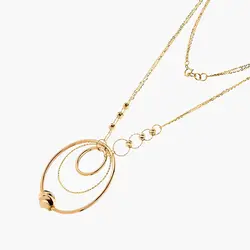 سرویس طلا 18 عیار زنانه زنجیری مدل آلبرنادو کد ST0092