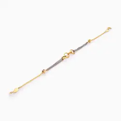 سرویس طلا 18 عیار زنانه اسپرت مدل زنجیر و حلقه کد ST0121