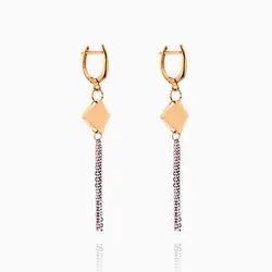 سرویس طلا 18 عیار زنانه زنجیری مدل گوی و زنجیر با آویز مربع کد ST0192