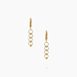 سرویس طلا 18 عیار زنانه زنجیری مدل آلبرنادو کد ST0091