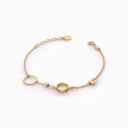 سرویس طلا 18 عیار زنانه مدل کارتیر کد ST0228