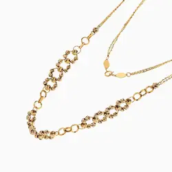 گردنبند طلا 18 عیار زنانه مدل آلبرنادو کد NL0240