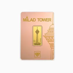 شمش طلا 24 عیار 2 گرمی برج میلاد