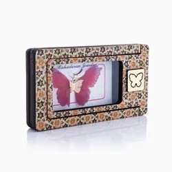 مدال طلا 18 عیار زنانه فانتزی مدل پروانه کد PD0038