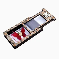 مدال طلا 18 عیار زنانه فانتزی مدل پروانه کد PD0038