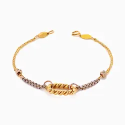 سرویس طلا 18 عیار زنانه زنجیری مدل یورمن کد ST0203