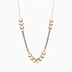 سرویس طلا 18 عیار زنانه زنجیری مدل آلبرنادو کد ST0212