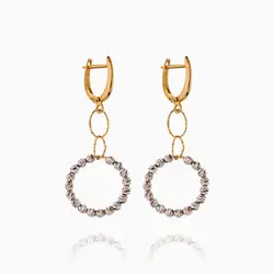 گوشواره طلا 18 عیار زنانه مدل آلبرنادو کد ER0241