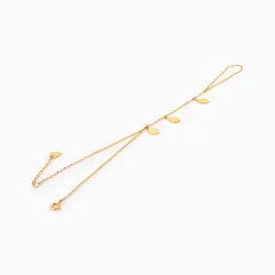 تمیمه طلا 18 عیار زنانه زنجیری مدل آویز پولک کد BL0259