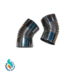 زانو 45 درجه دودکش استیل 8 - تاسیسات سپاهان