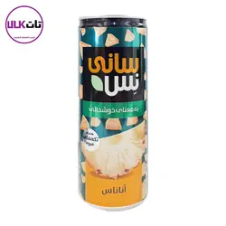 آبمیوه قوطی آناناس با تکه های میوه سانی نس240میلی لیتری