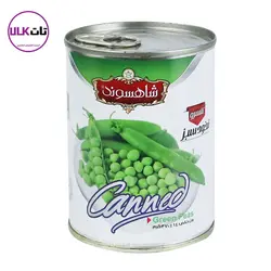 کنسرو نخود سبز شاهسوند 370 گرمی