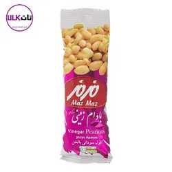 بادام زمینی سرکه ای 40گرمی مزمز