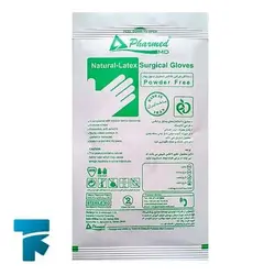 دستکش لاتکس جراحی بدون پودر Pharmed سایز 6.5