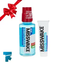 پک خمیردندان و دهانشویه میسویک (MISSWAKE) مدل Whitening