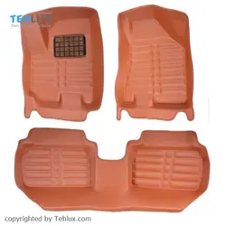 کفپوش پنج بعدی قالبی چرمی   PZ  مناسب جک S5  کد PZ8810