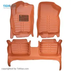 کفپوش پنج بعدی قالبی چرمی   PZ  مناسب ام وی ام X22  کد PZ8810