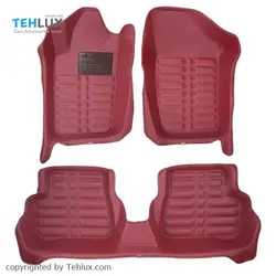 کفپوش پنج بعدی قالبی چرمی   PZ  مناسب پژو 206  کد PZ8810