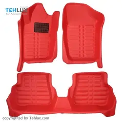 کفپوش پنج بعدی قالبی چرمی   PZ  مناسب پژو 206  کد PZ8810