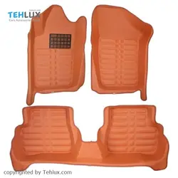 کفپوش پنج بعدی قالبی چرمی   PZ  مناسب پژو 206  کد PZ8810