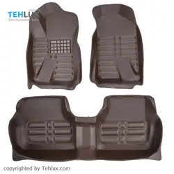 کفپوش پنج بعدی قالبی چرمی   PZ  مناسب دنا و دنا پلاس  کد PZ8810