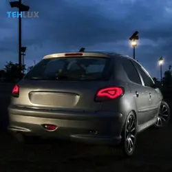 چراغ خطر اسپرت  تمام دودی انجیکو(NGCO) طرح YF مناسب پژو 206 کد SAN82