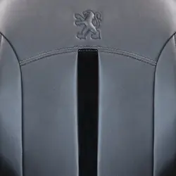 روکش صندلی چرم نوار براق پیانویی پژو 206 و پژو 207 s289