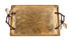 سینی مستطیل متوسط بلوط