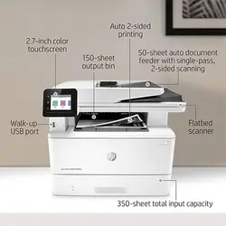پرینتر چهار کاره رنگی لیزری اچ پی HP Color LaserJet Pro MFP M283fdn