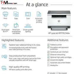 پرینتر سه کاره لیزری اچ پی مدل HP M236dw