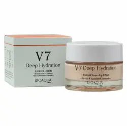 بررسی و خرید کرم روشن کننده و آبرسان V7 Deep Hydration بیو آکوا - فروشگاه اینترنتی تیفا مارکت