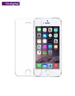 محافظ صفحه نمایش شیشه ای فول کاور آیفون 5 تمام چسب