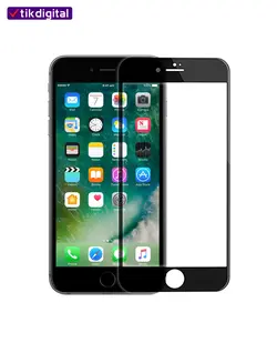 محافظ صفحه نمایش شیشه ای فول کاور آیفون 6s پلاس تمام چسب