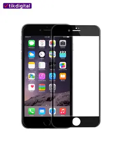 محافظ صفحه نمایش شیشه ای فول کاور آیفون 6 پلاس تمام چسب