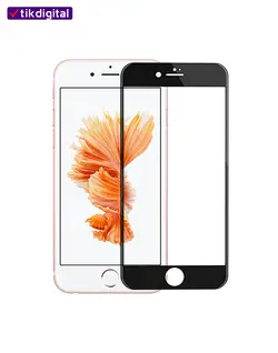 محافظ صفحه نمایش شیشه ای فول کاور آیفون 6s تمام چسب