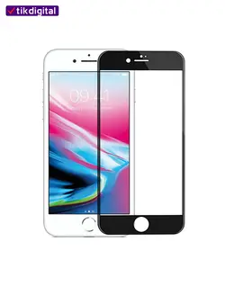 محافظ صفحه نمایش شیشه ای فول کاور آیفون 8 تمام چسب
