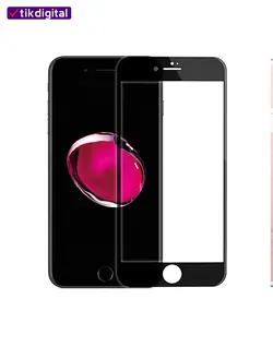محافظ صفحه نمایش شیشه ای فول کاور آیفون 7 Plus تمام چسب