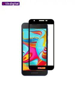 محافظ صفحه نمایش شیشه ای فول کاور سامسونگ galaxy A2 Core تمام چسب