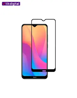محافظ صفحه نمایش شیشه ای فول کاور شیائومی Redmi 8  تمام چسب