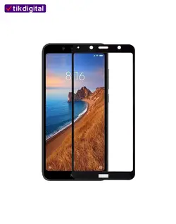 محافظ صفحه نمایش شیشه ای فول کاور شیائومی Redmi 7A تمام چسب