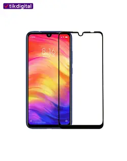 محافظ صفحه نمایش شیشه ای فول کاور شیائومی Redmi Note7 Pro تمام چسب